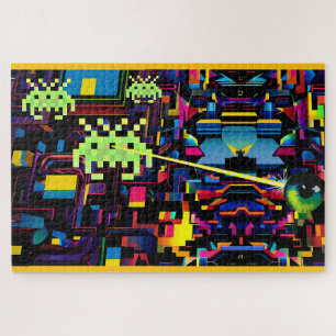 Arcade Death Machine op Patrouille - Ken Gage Kuns Legpuzzel