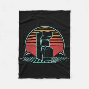 Arcade Gameautomaat Behuizing Nostalgie Retro 80-e Fleece Deken