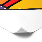 Arcade Gamer Stick Figuur Leuke videogame Poster (Hoek)