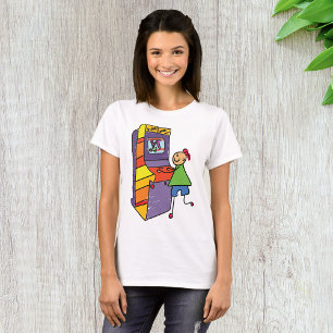 Arcade Gamer Stick Figuur Leuke videogame T-shirt