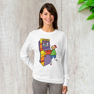 Arcade Gamer Stick Figuur Leuke  videogame T-shirt