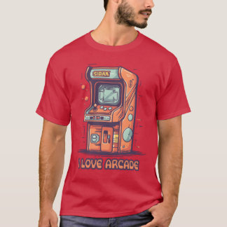 Arcade-gamingliefhebber Ik hou van Arcade-gamingjo T-shirt