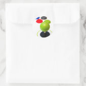 Arcade Joystick Ronde Sticker (Tas)