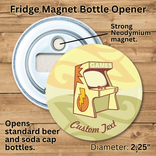 Arcade machine flesopener button flesopener