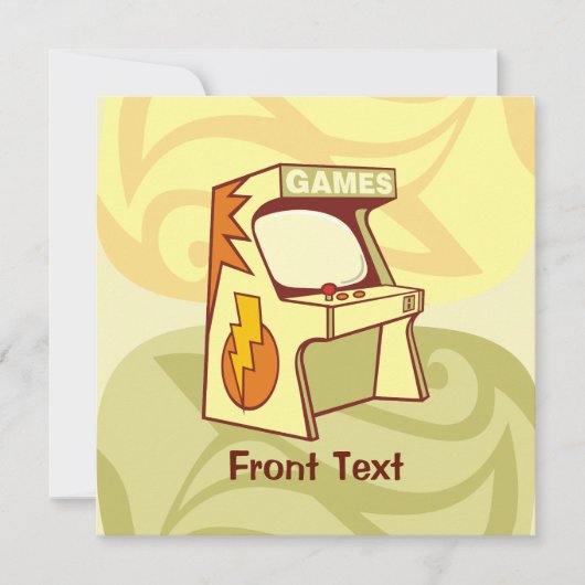 Arcade-machine Kaart (Voorkant)