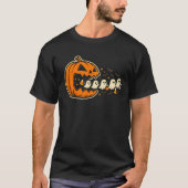 Arcade Pumpkin Chomper Halloween met Ghost Trail T-shirt (Voorkant)
