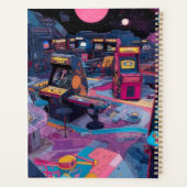 Arcade Rétro Futuriste dans l'Espace (Dos)