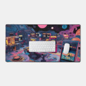 Arcade Rétro Futuriste dans l'Espace (Clavier et souris)