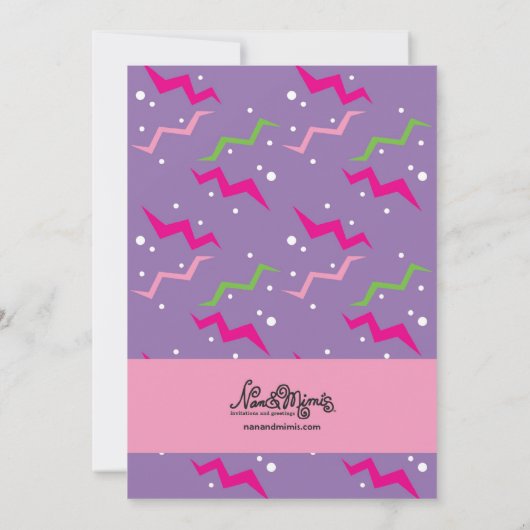 Arcade Video Game Invitations de fête d'anniversai (Dos)