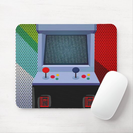 Arcade Video Game Joystick Gepersonaliseerde slaap Muismat (Met muis)