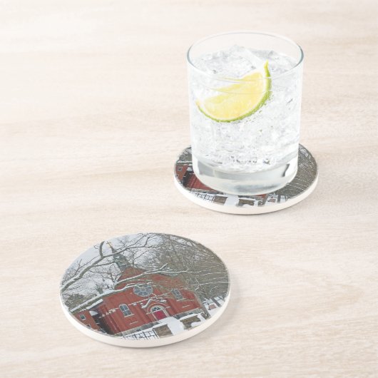 Arcadia Academy Zandsteen Onderzetter (Zijkant)