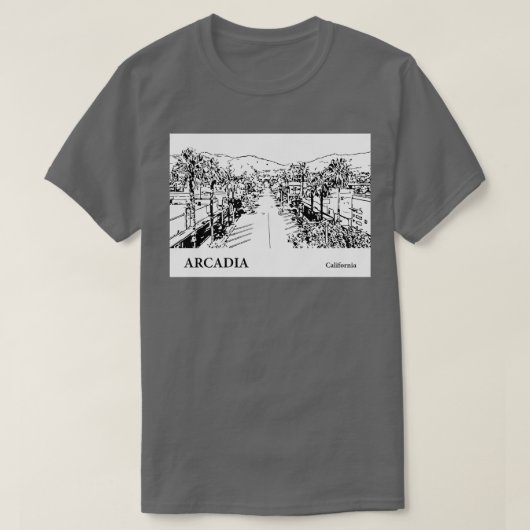 Arcadia California TShirt 2 (Design devant)