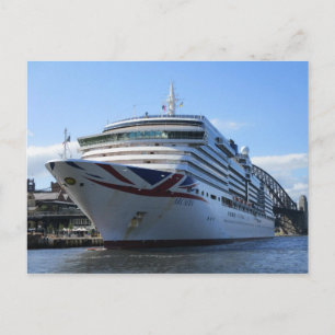 Arcadia Docked bij Circular Quay Briefkaart