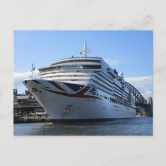 Arcadia Docked bij Circular Quay Briefkaart