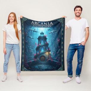 Arcadia soort nul onderwater fantasie toren vlucht fleece deken