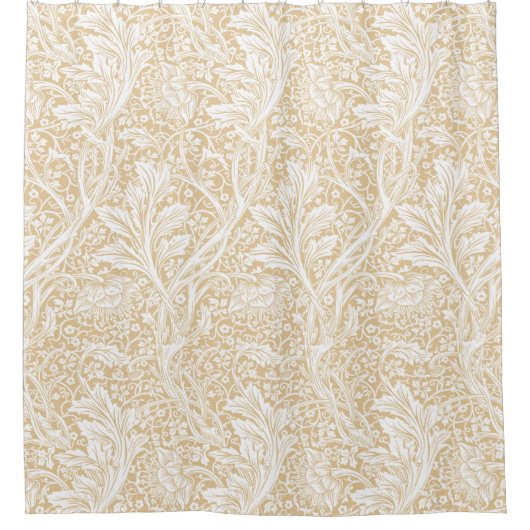 Arcadia William Morris Hawthorn Leaves Pattern Douchegordijn (Voorkant)