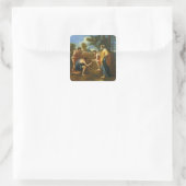 Arcadian Shepherds Vierkante Sticker (Tas)