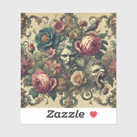 Arcane Atelier – Gotisch barok Sierkussen Sticker (Vel)