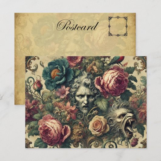 Arcane Atelier – Gotisch Victoriaans  Feestdagenkaart (Voorkant / Achterkant)