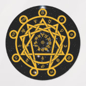 Arcane Enneagram Labels (Design 2)