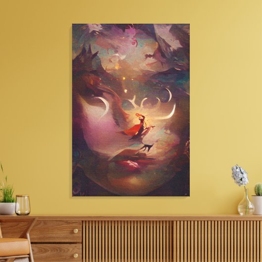 Arcane Magic Canvas Afdruk (Insitu (Woonkamer))