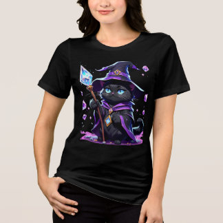 Arcane Paws - Magical Cat Wizard T-shirt
