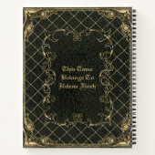 Arcane Tome Inspired Image PRINTED Laminated Notitieboek (Achterkant)