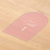 Arch Acrylic Pink Wedding Table Number Acryl Uitnodigingen (Laagn)