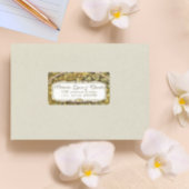 Arch Art Nouveau Vignoble Peacock Étiquettes de ad