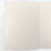 Arch Crème & Terracotta Boissons Menu pour Mariage (Intérieur en premier)