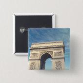 Arch de Triumph Vierkante Button 5,1 Cm (Voorkant /achterkant)