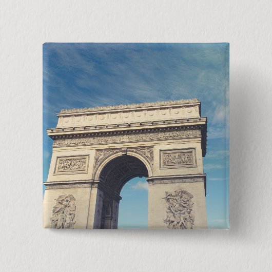 Arch de Triumph Vierkante Button 5,1 Cm (Voorkant)
