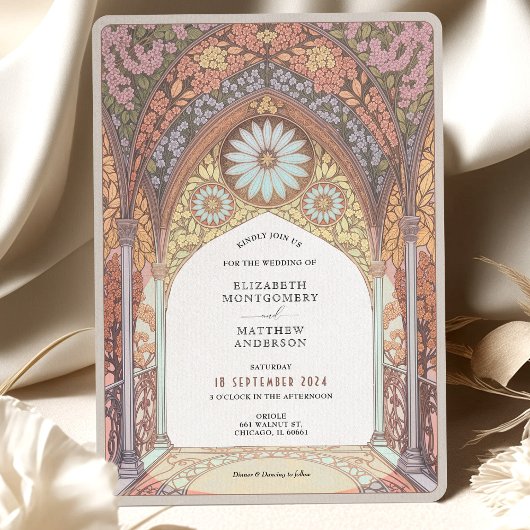 Arch Design Rococo Invitation