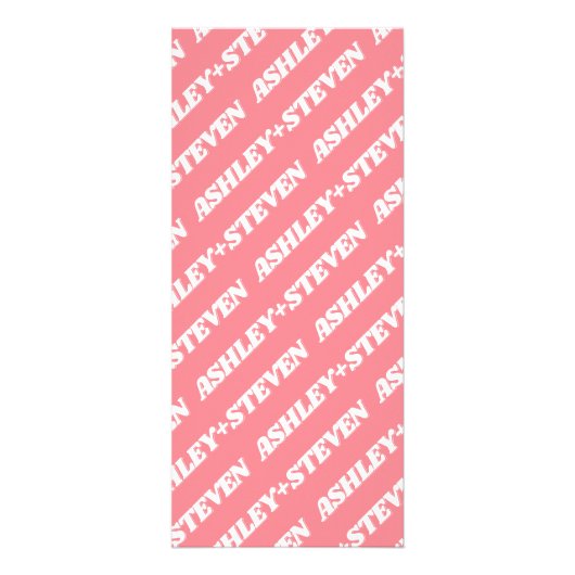 Arch en zonnestralen roze groovy bruiloft menukaar reclamekaart (Achterkant)