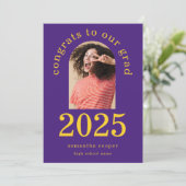 Arch Foto 2023 Afstuderen Paars Afstuderen Aankondiging (Staand voorkant)