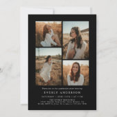 Arch Foto Afstudeerfeest Uitnodigen aankondiging (Achterkant)