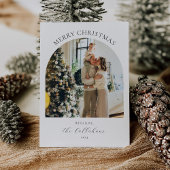 Arch Foto Kerst Kaart met Fotocollage