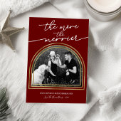 Arch Frame Noël Grossesse Faire-part