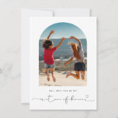 Arch frame sera-tu mon matron carte d'honneur (Devant)