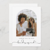 Arch Frame Seras-tu ma carte de proposition de dem (Devant / Derrière)