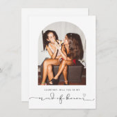 Arch frame tu seras ma bonne carte d'honneur (Devant / Derrière)