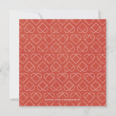 Arch Heart Saint Valentin Carte photo - Rouge (Dos)