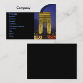 Arch Le Carte de visite du triomphe (Devant / Derrière)