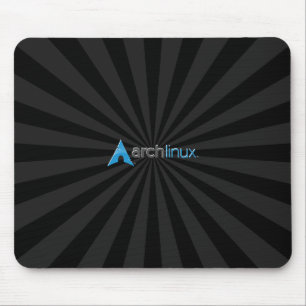 Arch Linux cool Black Starburst Muismat
