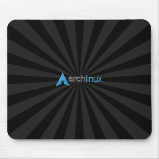Arch Linux cool Black Starburst Muismat