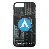 Arch Linux Disk Logo - Liquid Carbon Dark Case-Mate iPhone Case (Achterkant)