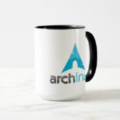 Arch linux/GNU freedom mug (Devant droit)