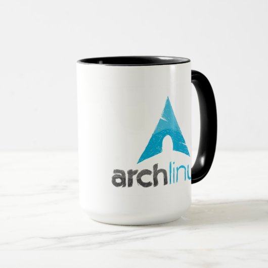 Arch linux/GNU freedom mug (Devant droit)