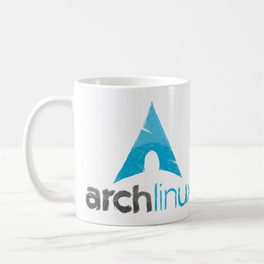 Arch Linux Logo Koffiemok (Links)
