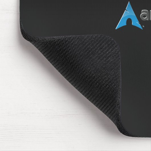 Arch Linux zwart Muismat (Hoek)